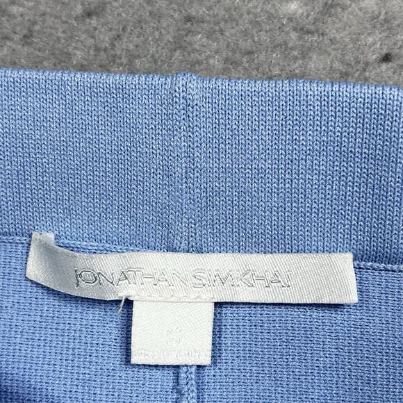 Jonathan Simkhai Skirt Womens Size Small Light Blue Knee Length Rayon Nylon - Picture 7 of 9